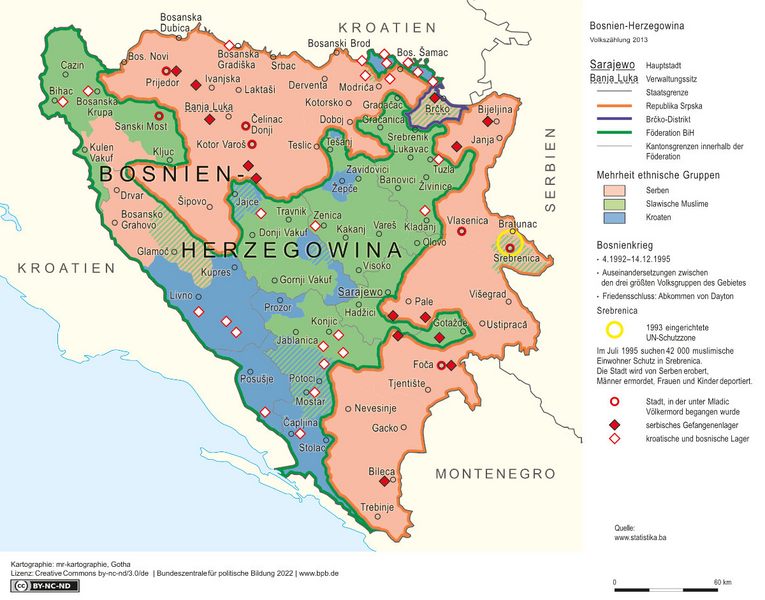 Bosnien: Krisenplan für Teilung des Landes