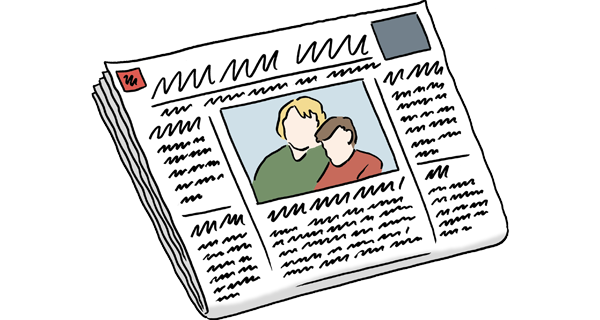 Grafik: Eine Zeitung Grafik: Eine Zeitung