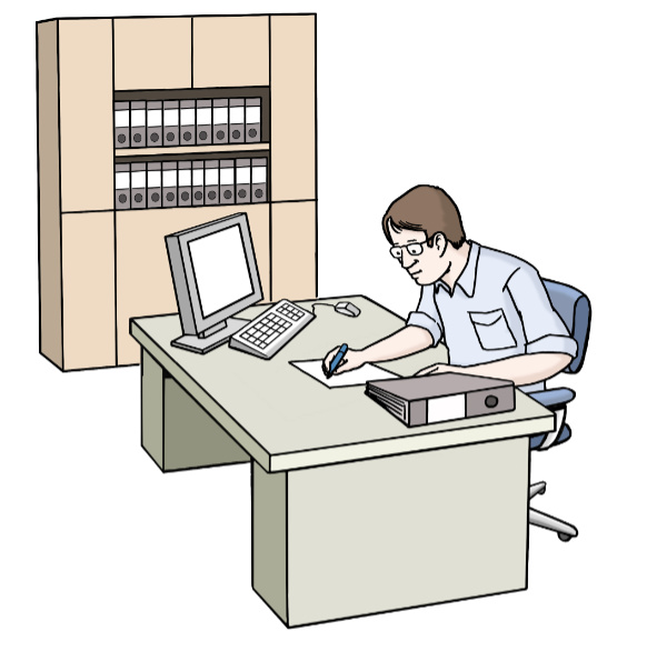 Grafik: Büro