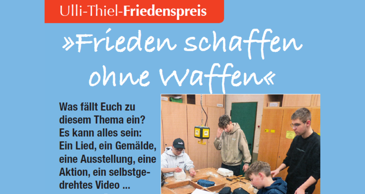 Ulli-Thiel-Friedenspreis | DFG-VK-Landesverband Baden-Württemberg Ulli-Thiel-Friedenspreis | DFG-VK-Landesverband Baden-Württemberg