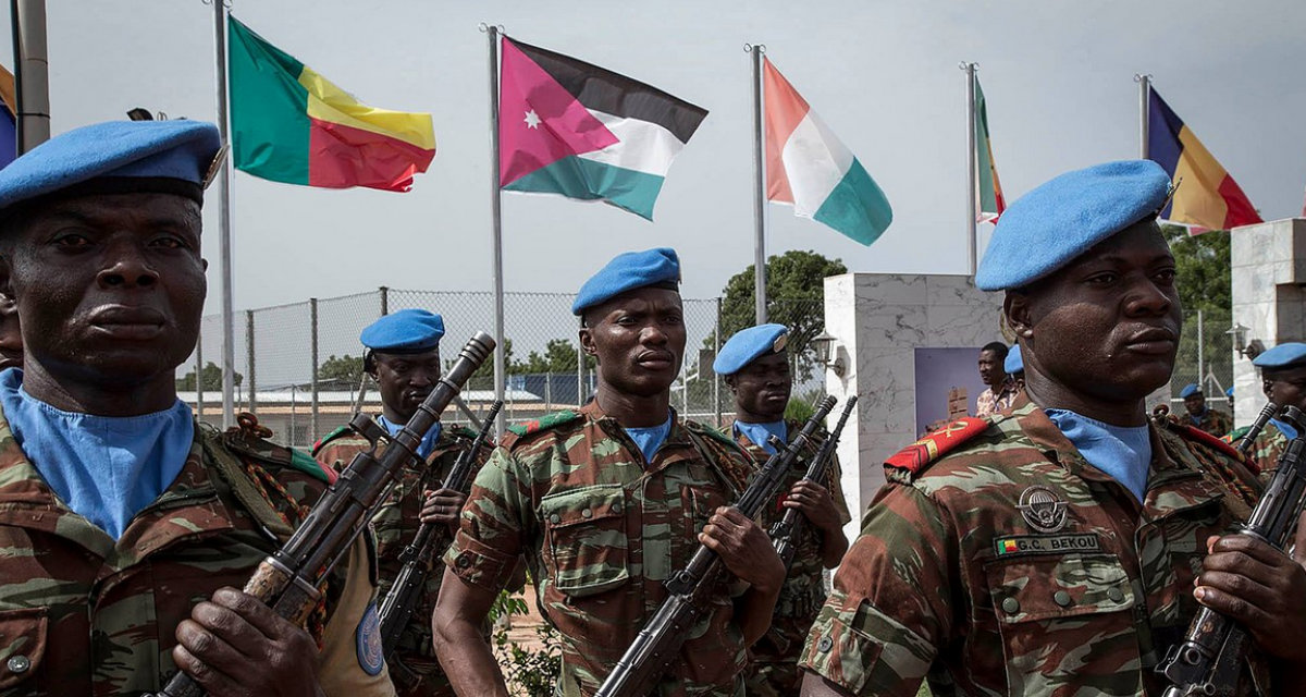 Blauhelmsoldaten der MINUSMA Mission, 2018 | Wikipedia | Kassim Traoré (VOA) | gemeinfrei
