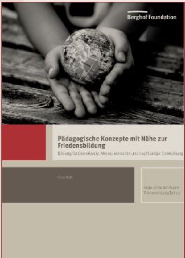 Titelblatt Pädagogische Konzepte mit Nähe zur Friedensbildung | Berghof Foundation
