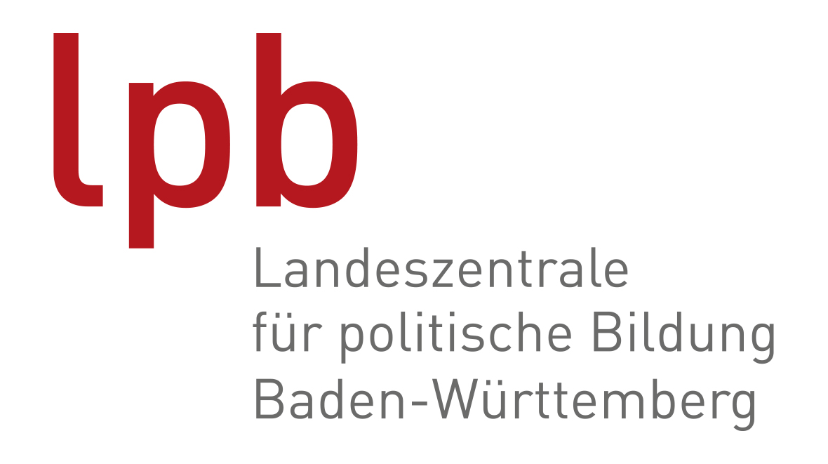 Logo mit Link zur Landeszentrale für politische Bildung Baden-Württemberg zum Thema Flüchtlinge und Schutzsuchende in Deutschland