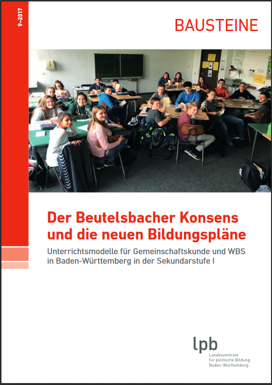 Titelbild Der Beutelsbacher Konsens und die neuen Bildungspläne, Band 1
