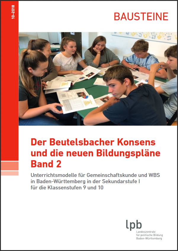 Titelbild Der Beutelsbacher Konsens und die neuen Bildungspläne, Band 2