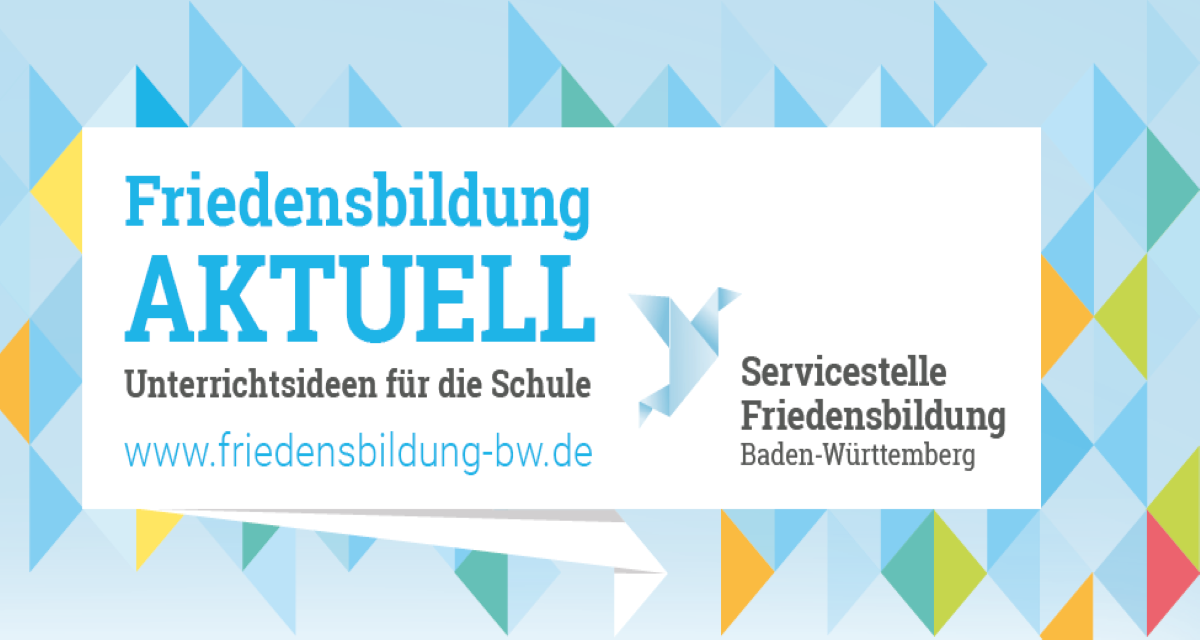 Screenshot Logo Friedensbildung AKTEUELL